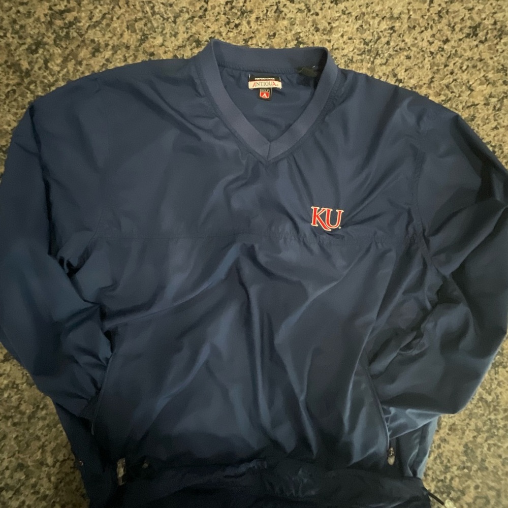 Kansas Jayhawk men’s polyester pullover